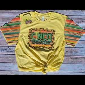 Unisex Womens Cinco de Mayo Shirt Earring Bundle